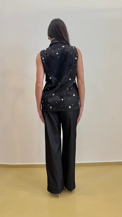 Completo costellazione in denim