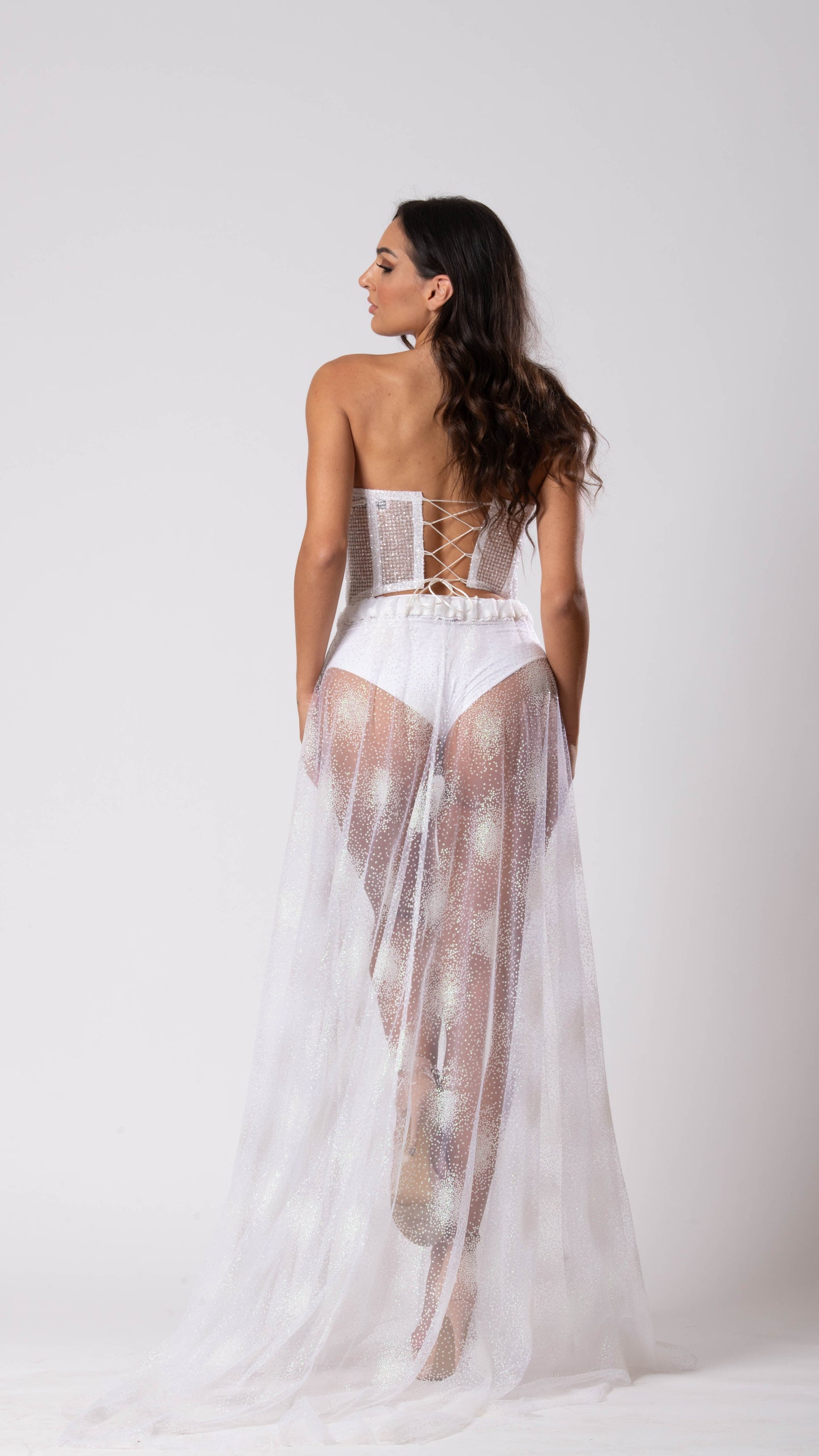 Gonnellone in tulle glitter "fuochi d'artificio"